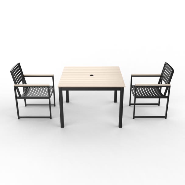 Forever Patio Hanover Aluminum Outdoor 2-Person Patio Dining Set