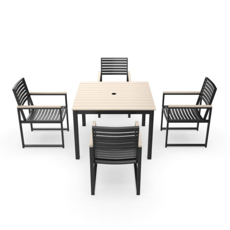 Forever Patio Hanover Aluminum Outdoor 4-Person Patio Dining Set