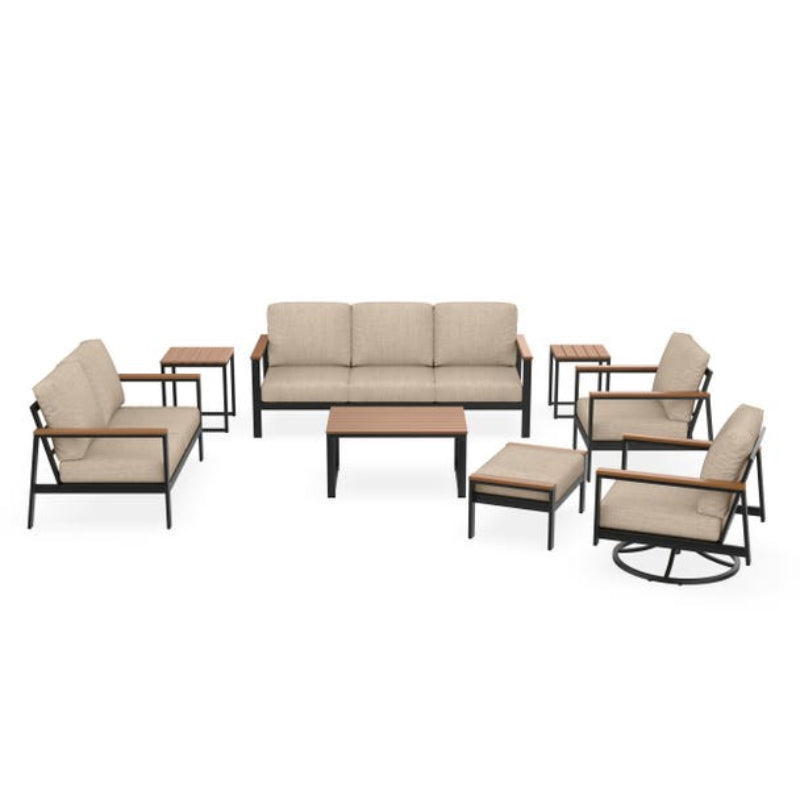 Forever Patio Hanover Aluminum Outdoor 7-Person Ultimate Lounge Patio Set