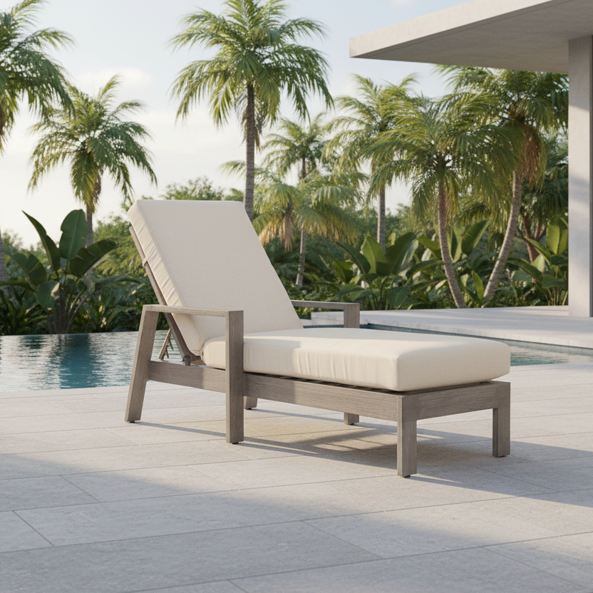 Sunset West Laguna Chaise Aluminum Outdoor Lounge