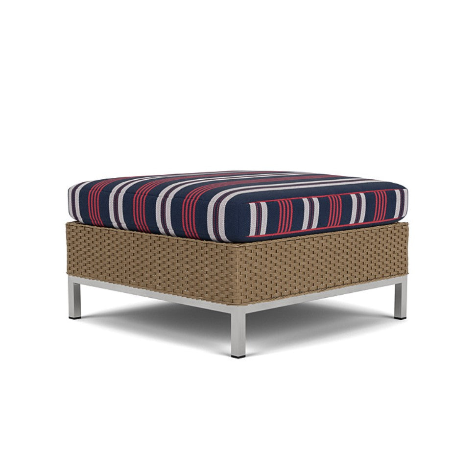 Lloyd Flanders Elements Wicker Ottoman