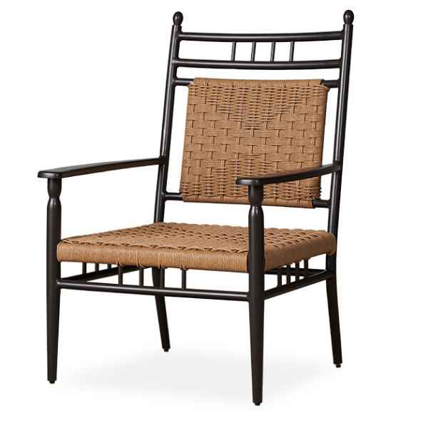 Lloyd Flanders Low Country Woven Vinyl Cushionless Lounge Chair