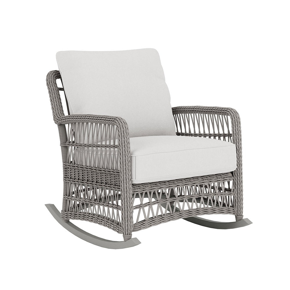 Lloyd Flanders Mackinac Woven Vinyl Outdoor Lounge Rocker