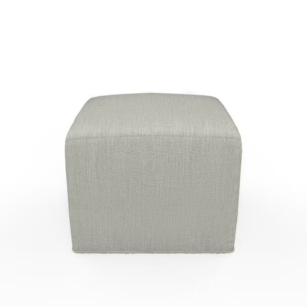 Forever Patio Lunaro  Recycled Poly Lumber Outdoor Medium Cube Ottoman