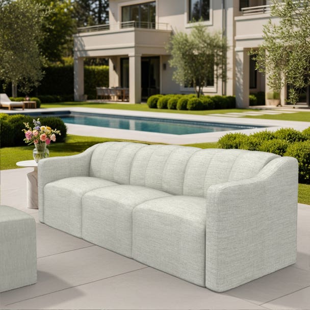 Forever Patio Lunaro Recycled Poly Lumber Outdoor Sofa