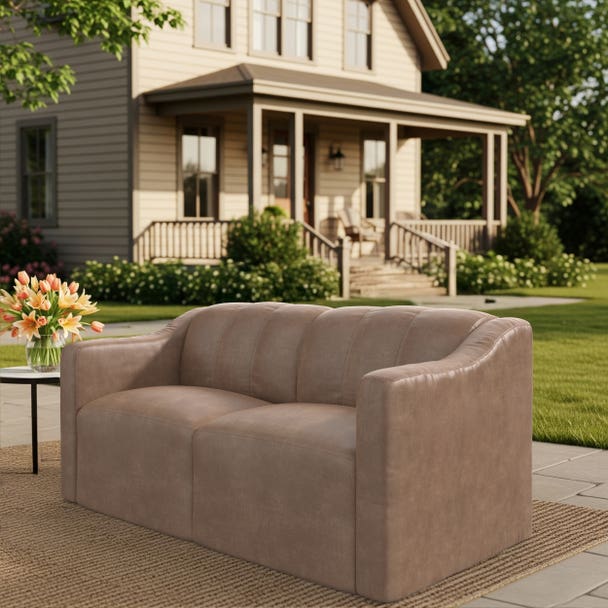 Forever Patio Lunaro Recycled Poly Lumber Outdoor Loveseat