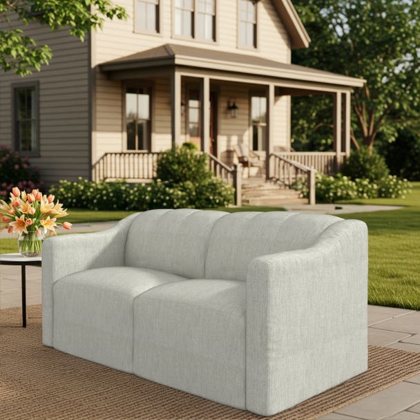 Forever Patio Lunaro Recycled Poly Lumber Outdoor Loveseat