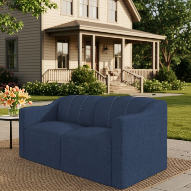 Forever Patio Lunaro Recycled Poly Lumber Outdoor Loveseat