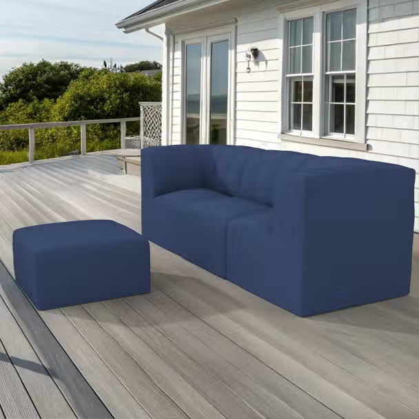 Forever Patio Lunaro Recycled Poly Lumber Outdoor Sectional Corner Chair