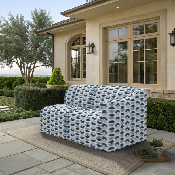 Forever Patio Lunaro Recycled Poly Lumber Outdoor Sectional Left Arm Loveseat