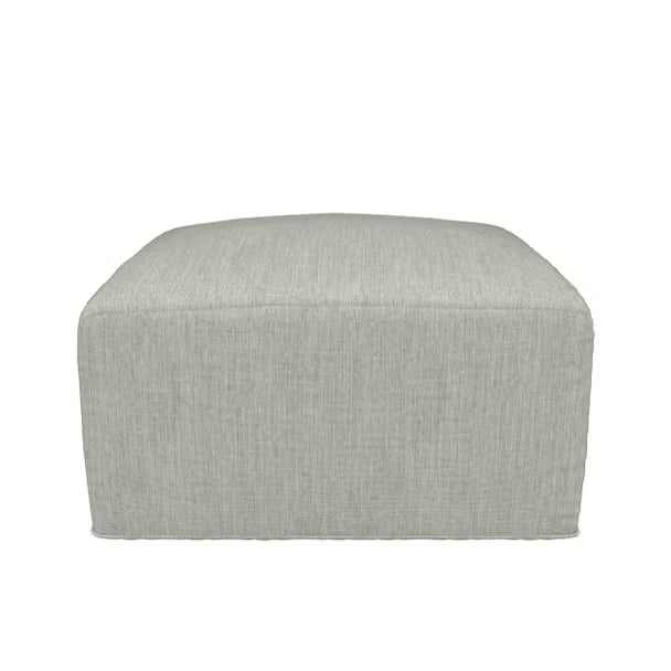 Forever Patio Lunaro Recycled Poly Lumber Outdoor Square Ottoman