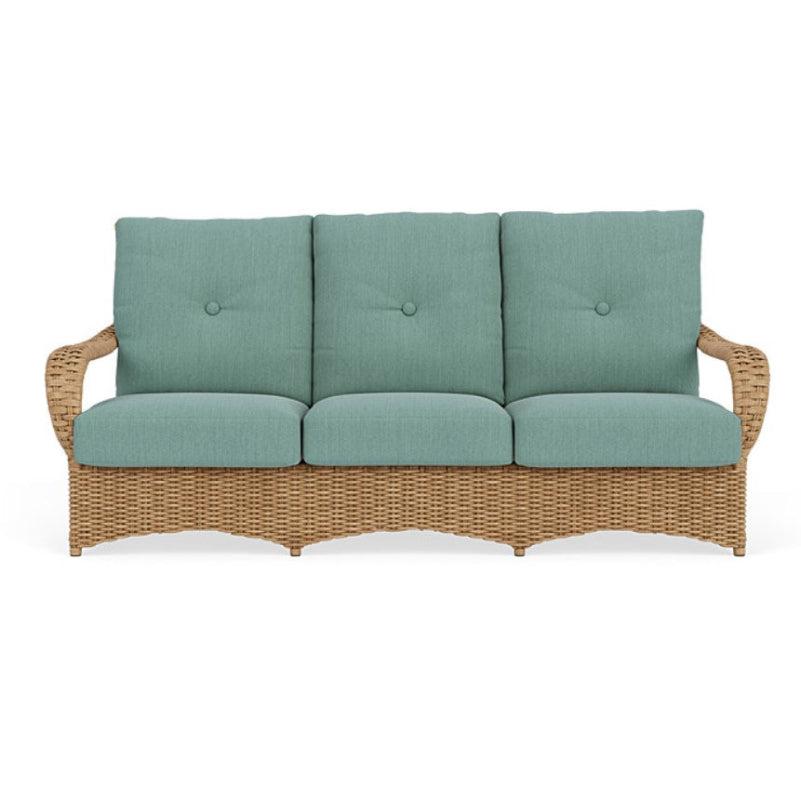 Lloyd Flanders Magnolia Woven Vinyl Outdoor Sofa