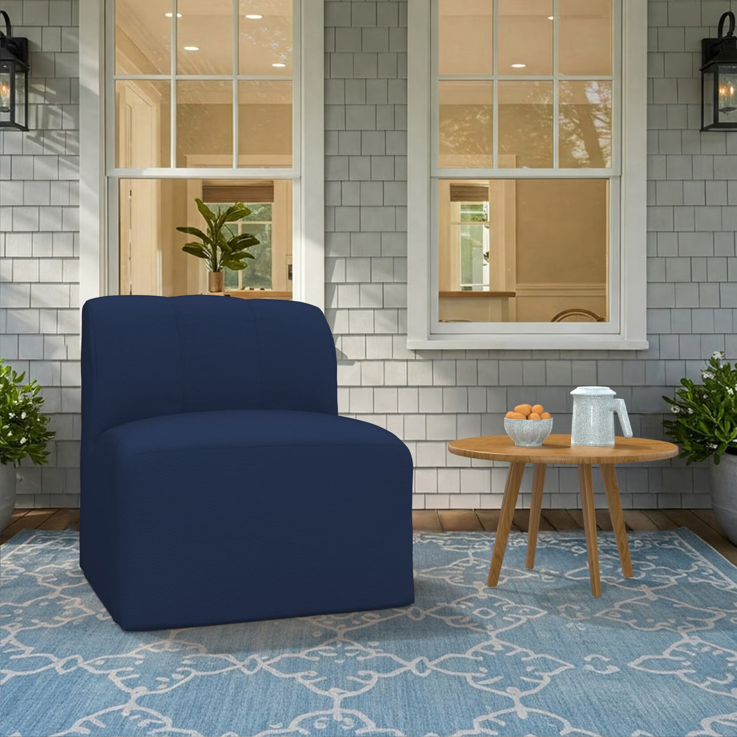 Forever Patio Murano Outdoor Sectional Armless Middle Chair