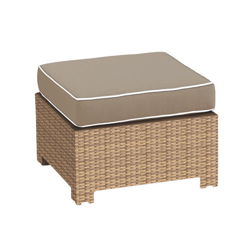 Forever Patio Barbados Wicker Square Ottoman