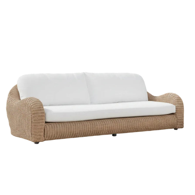 OUTSY Katalina Aluminum Wicker Outdoor 4-Person Conversation Set