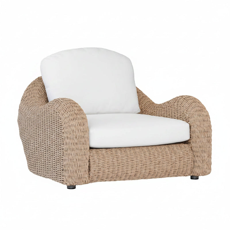 OUTSY Katalina Aluminum Wicker Outdoor 4-Person Conversation Set