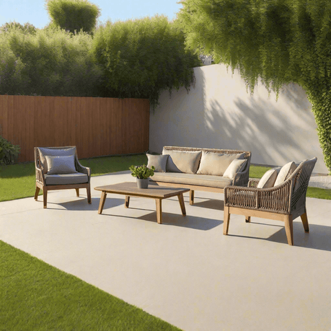 Discover Elegance: OUTSY Solana 4-Piece Outdoor Furniture Set