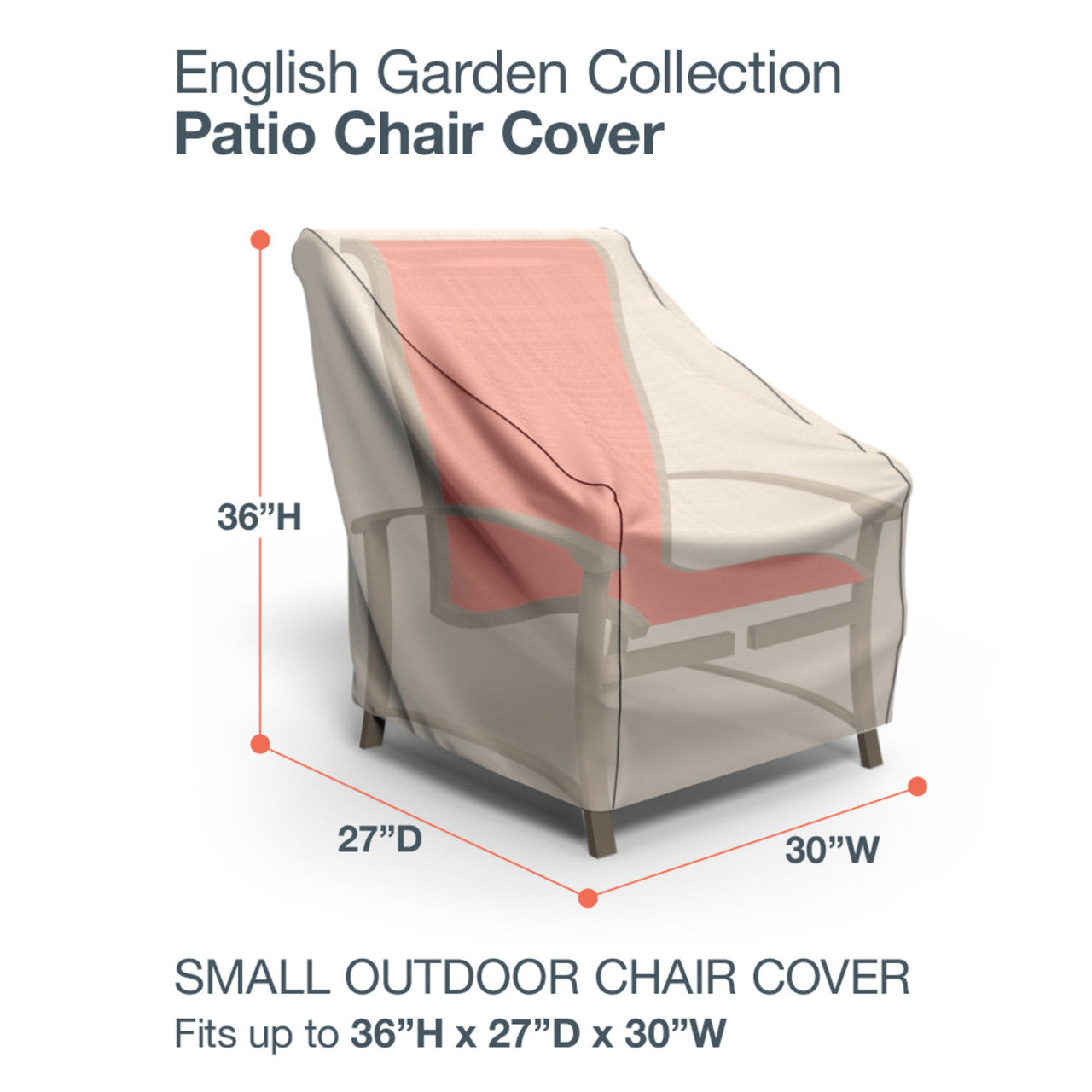 Budge Industries English Garden Patio Chair Cover
