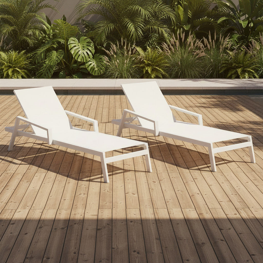 Panama Jack Mykonos 3-Piece Chaise Lounge Set