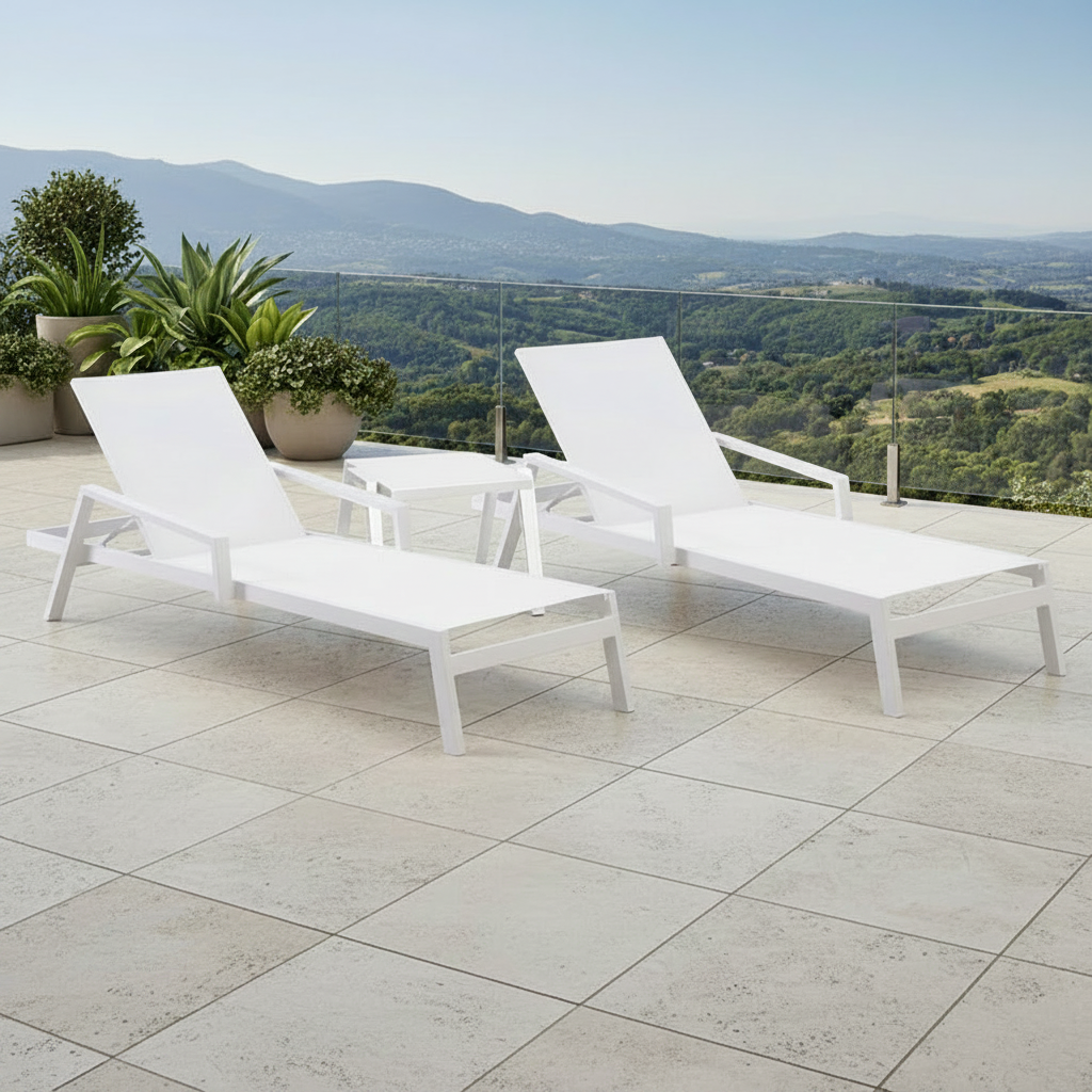 Panama Jack Mykonos 3-Piece Chaise Lounge Set