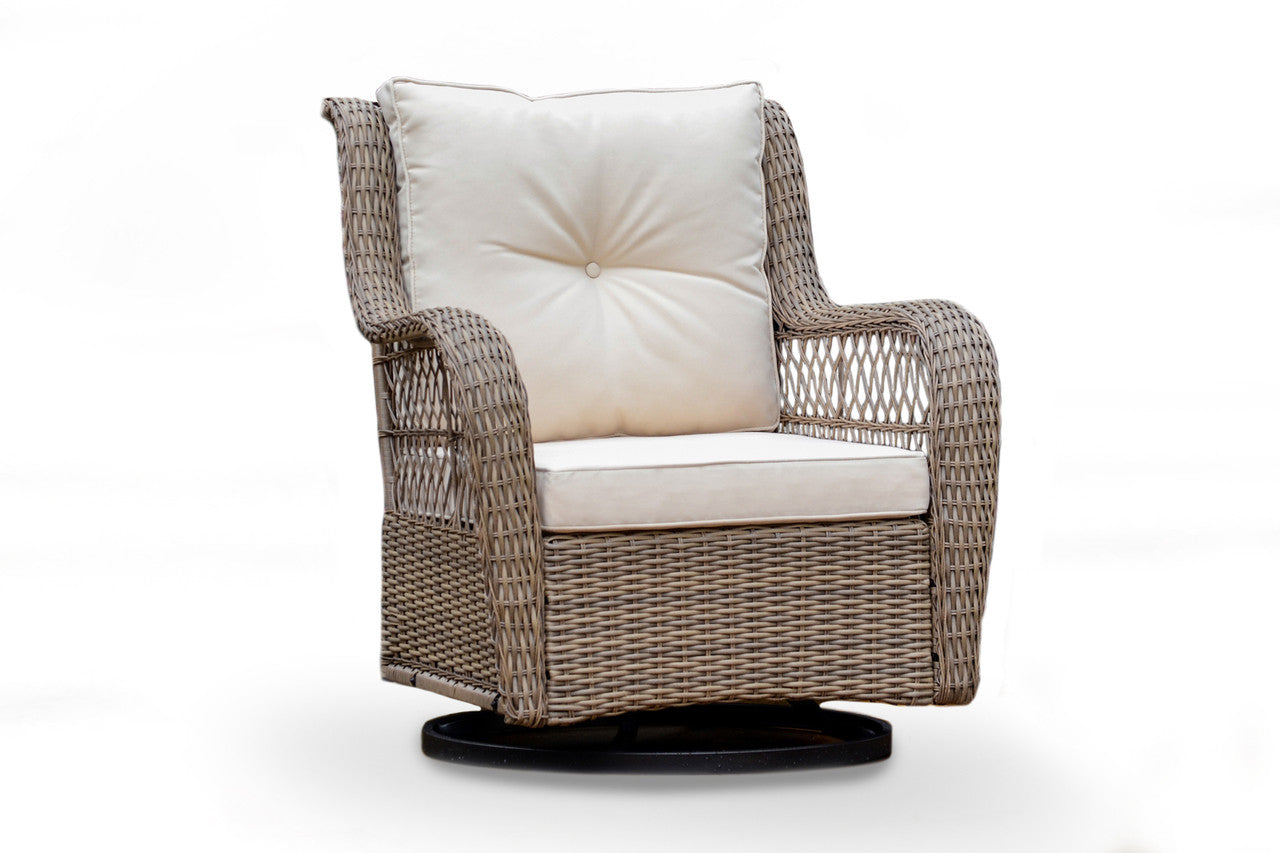 Tortuga Outdoor Rio Vista Resin Wicker Swivel Glider