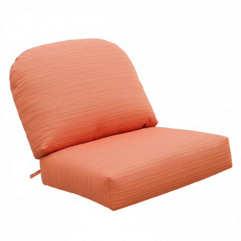 Replacement Cushions for NorthCape International Wicker Deep Seating Chair - Front View