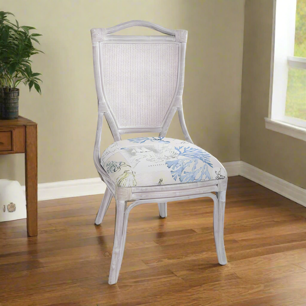 Alexander & Sheridan Serengeti Rattan Indoor Stationary Side Chair