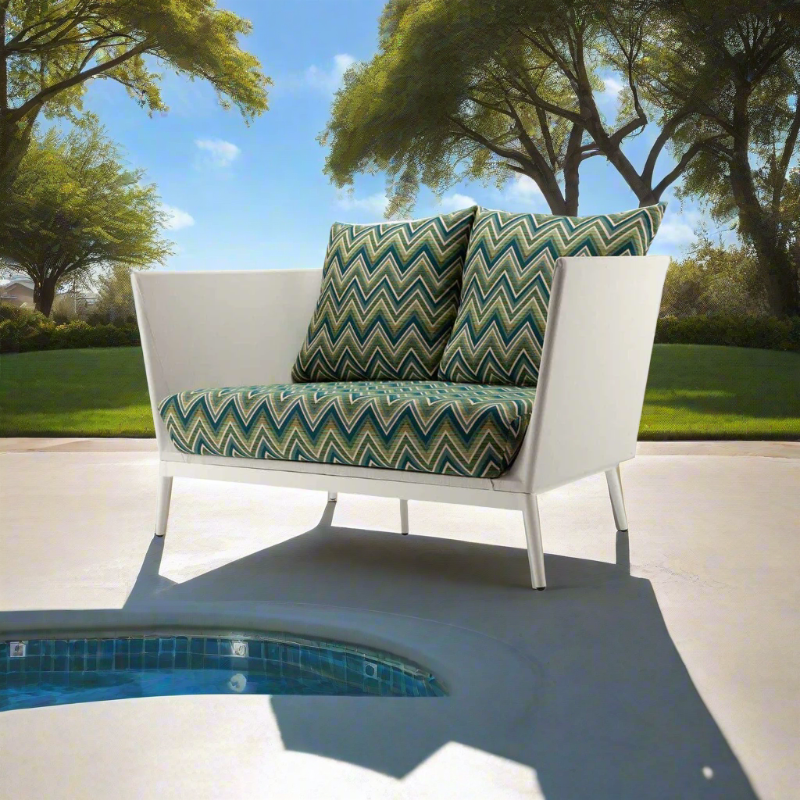 DecoScape Cosmo Aluminum Outdoor Loveseat