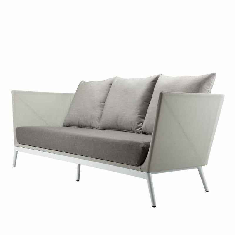 DecoScape Cosmo Powder Coated Aluminum Outdoor Sofa
