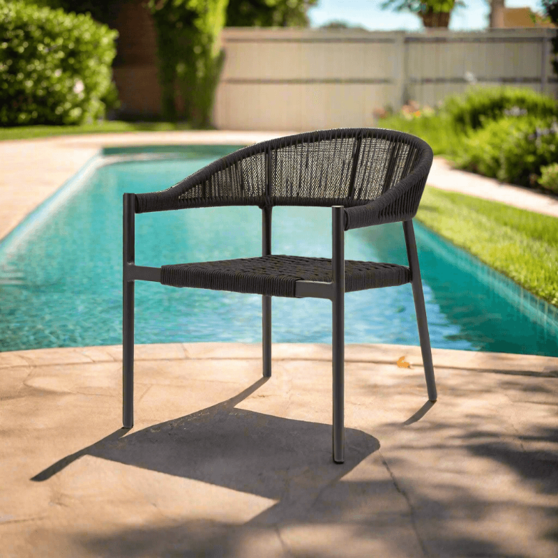 DecoScape Skye Aluminum Outdoor Club Chair