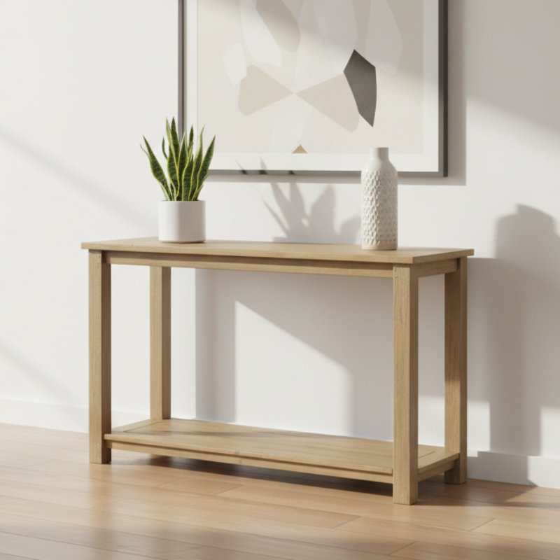 Sunset West Coastal Teak Outdoor Sofa Table