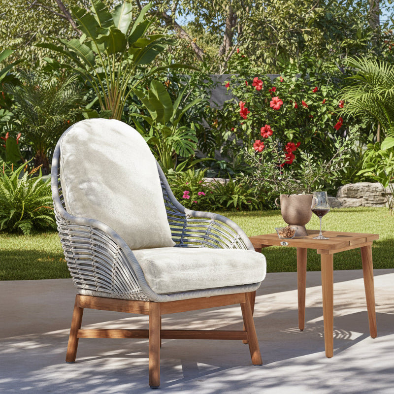 Skyline Design Alaska Teak Outdoor 2-Piece Occasional Set