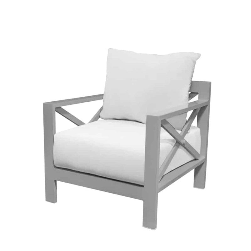 DecoScape Dynasty Aluminum Outdoor Club Chair