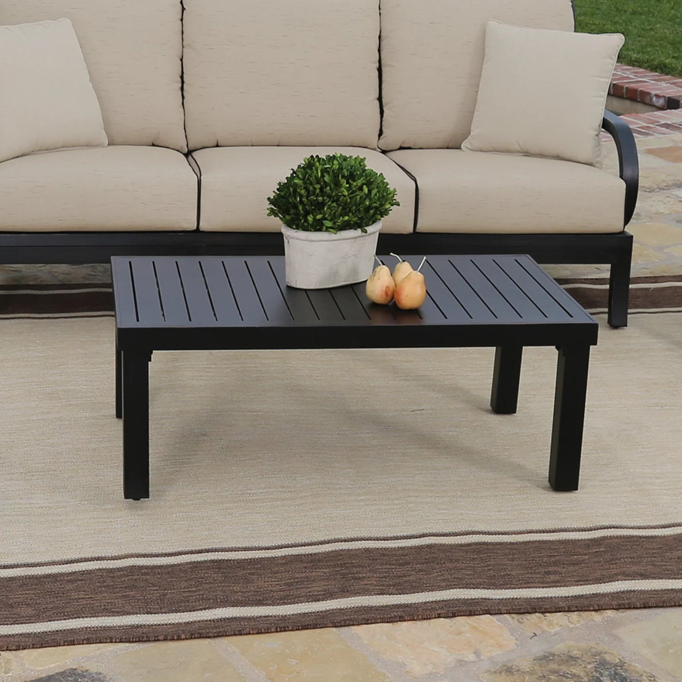 Sunset West Monterey Aluminum Outdoor Coffee Table