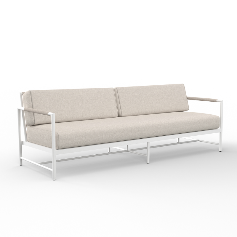 Sunset West Sabbia Aluminum Rope Outdoor Sofa