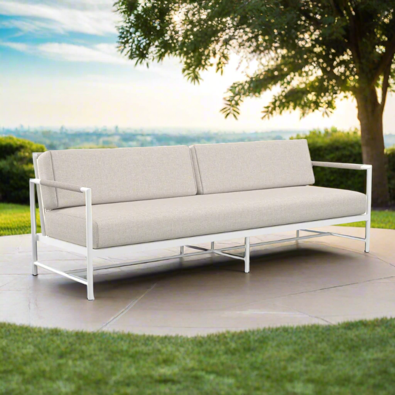 Sunset West Sabbia Aluminum Rope Outdoor Sofa