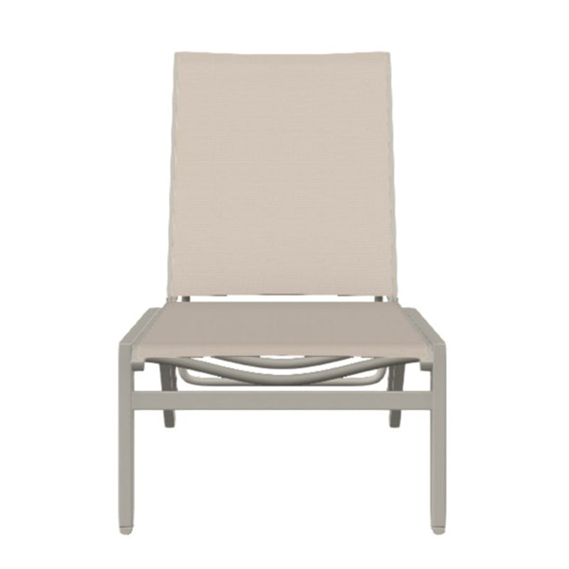 Telescope Casual Kendall Sling Stacking Armless Lay Flat Chaise