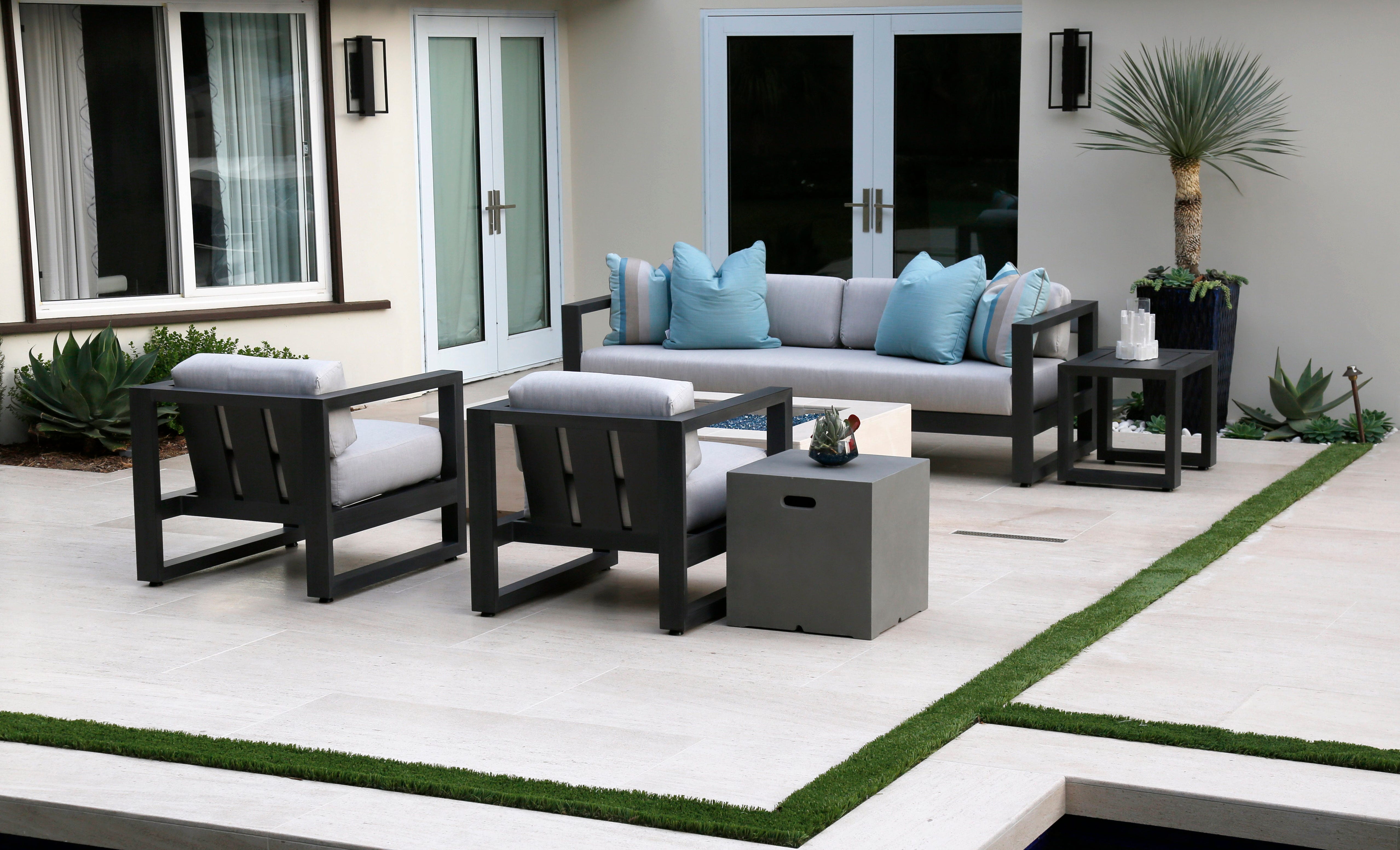 Sunset West Redondo Aluminum Outdoor Sofa