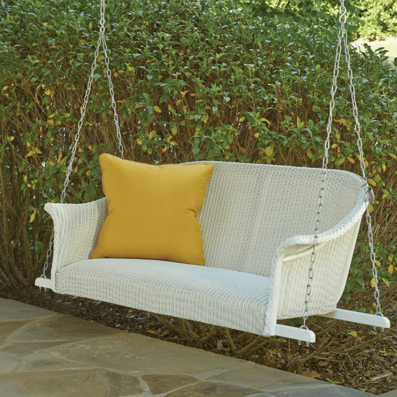 Lloyd Flanders All Seasons Settee Swing with Padded Seat