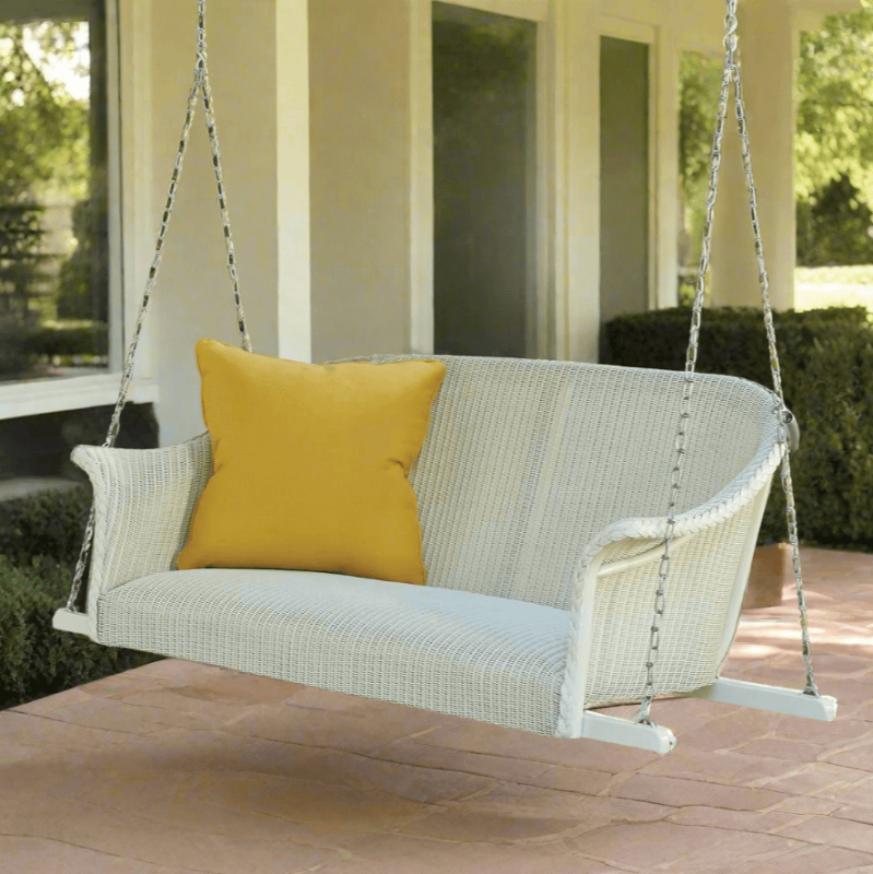 Lloyd Flanders All Seasons Settee Swing with Padded Seat