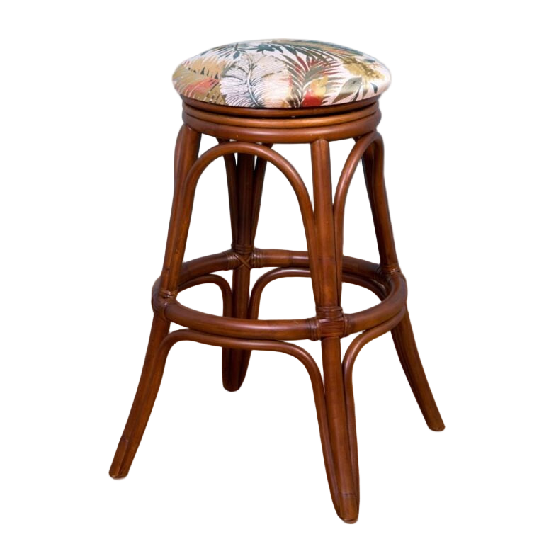 Alexander & Sheridan Universal Rattan Indoor 30" Backless Bar Stool