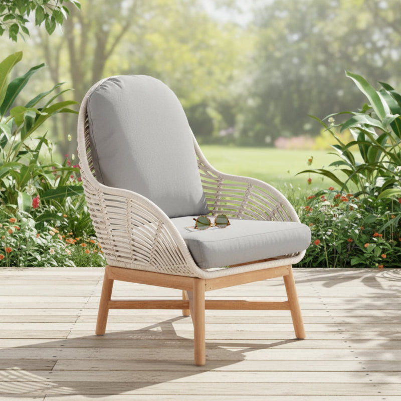 Skyline Design Alaska Teak Outdoor Occasional Chair