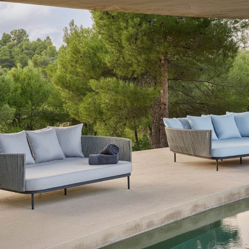 Skyline Design Boston Aluminum Rope Outdoor Daybed