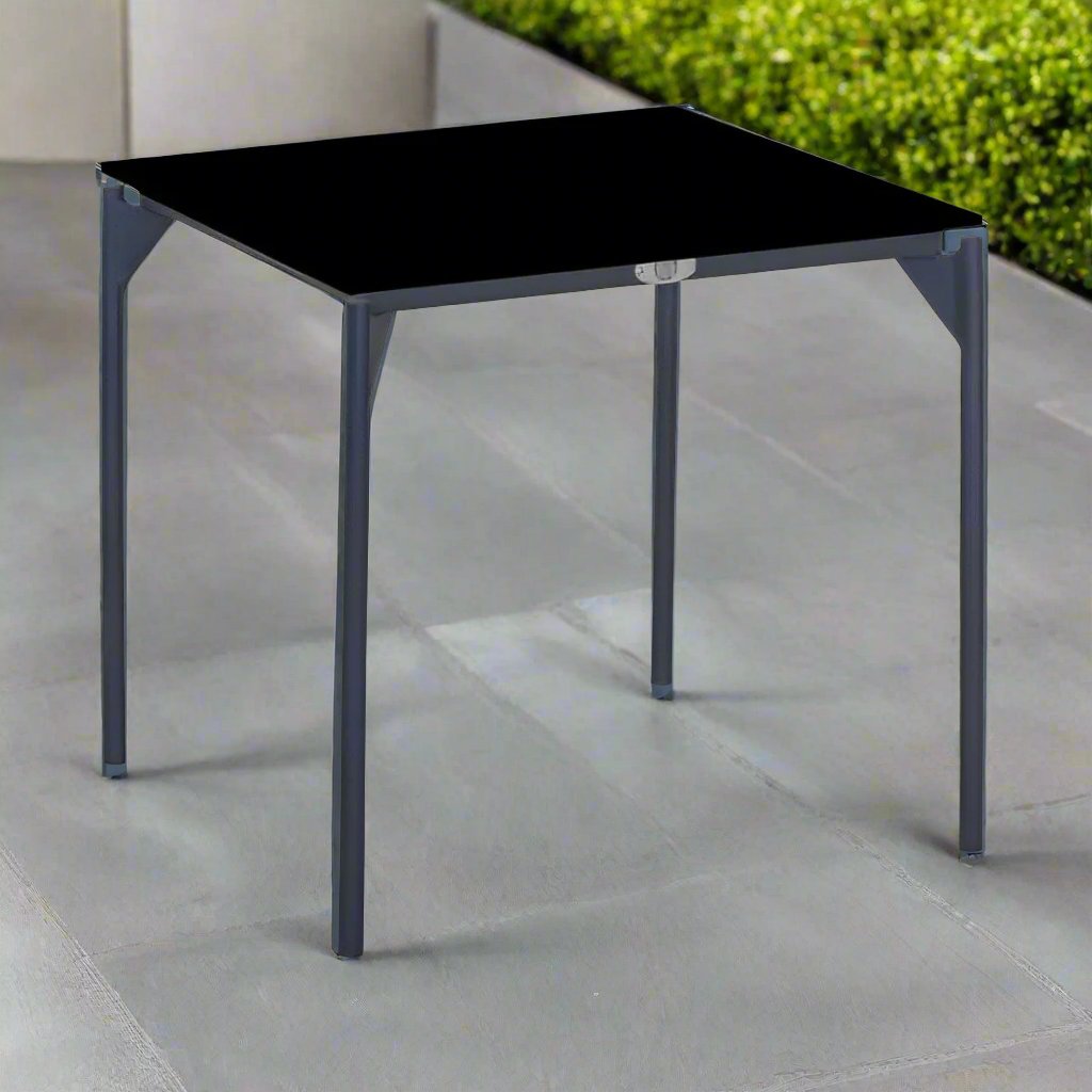 Skyline Design Boston Side Table with Glass