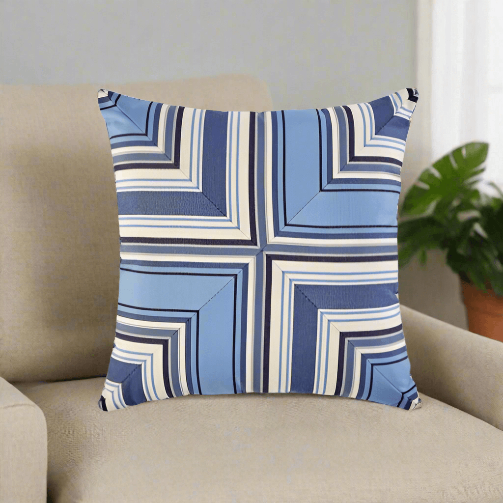 South Sea Rattan 18 x 18 Pillow Talk BLU-18M-8