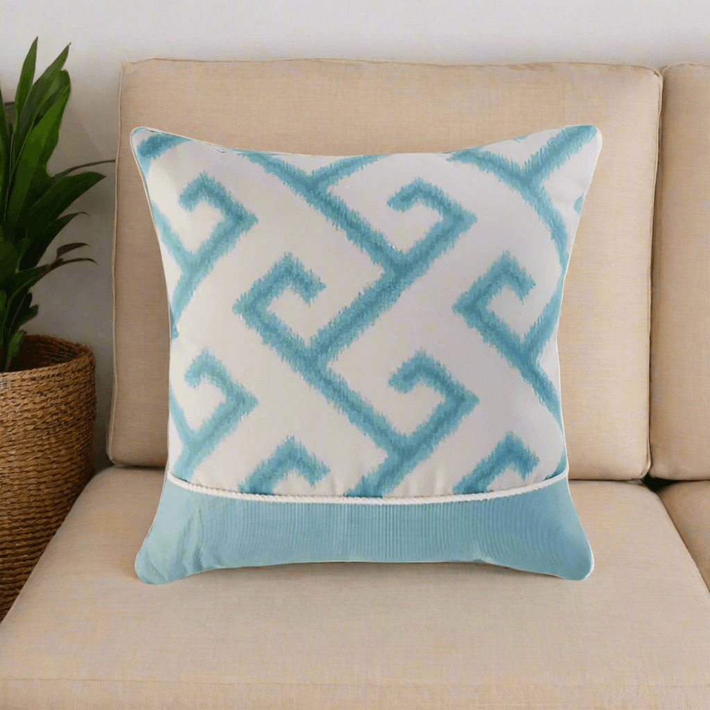 South Sea Rattan 20 x 20 Pillow Talk BLU-20-9