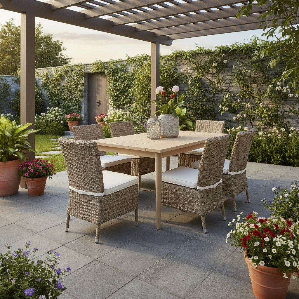 Skyline Design Calixto Square Teak Dining Table