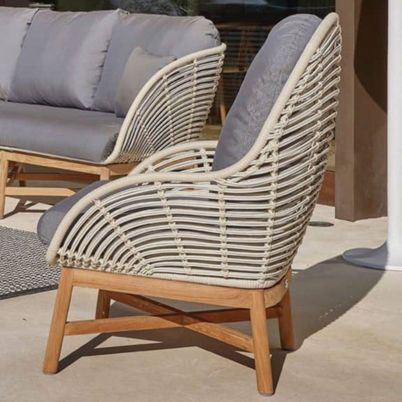 Skyline Design Alaska Teak Outdoor Occasional Chair