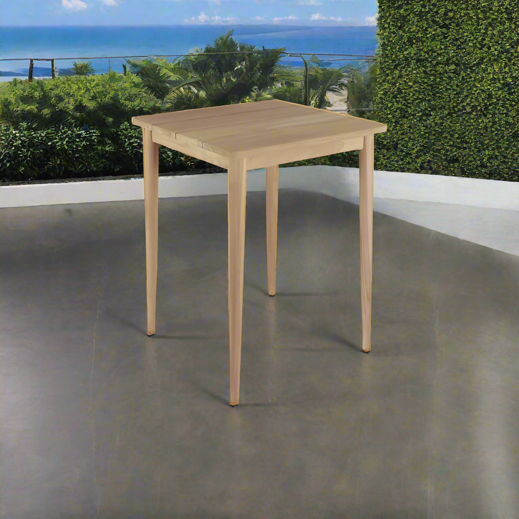 Skyline Design Calixto Square Teak Pub Table