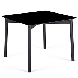 Skyline Design Rodona Aluminum Outdoor Square Dining Table with Glass
